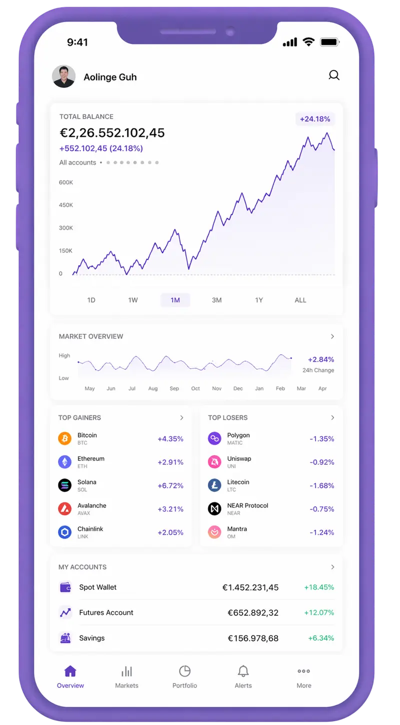 Proa Mercança trading app